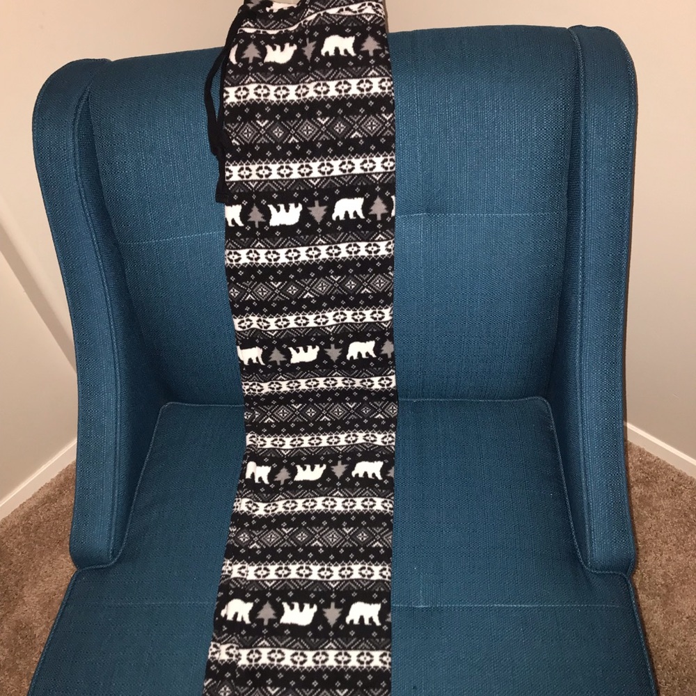 Black and White Pajama Pants